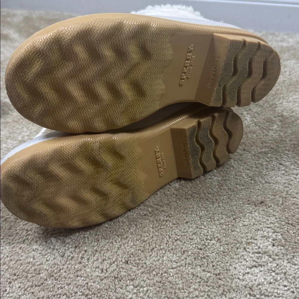 Sperry Kids‎ Cream and Tan Boots